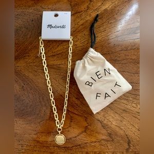 Madewell Framed Coin Chain Necklace